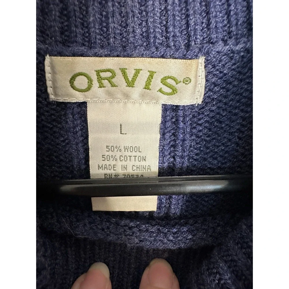 Orvis blue mock